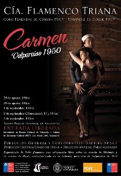 Coro Femenino de Cámara, Ensamble Ex Corde y Cía. Flamenco Triana presentarán “Carmen. Valparaíso 1950”