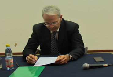 Académico de la Universidad de Bari dictó conferencia en la Facultad Eclesiástica de Teología - Foto 1
