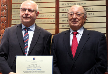 Instituto de Ingenieros de Chile distingue a investigador Germán Aroca con el premio Ramón Salas Edwards - Foto 1