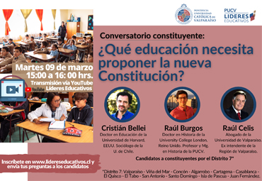 Candidatos a constituyentes presentan sus propuestas en educación