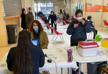Covid-19: En la PUCV comenzó vacunación a estudiantes de universidades de la Región de Valparaíso