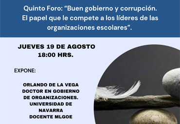 Quinto Foro “Buen gobierno y corrupción"