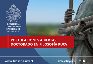 Cierran postulaciones para Doctorado en Filosofía PUCV