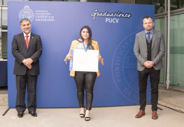 Postgrados PUCV realiza una serie de ceremonias de graduación presenciales para magísteres