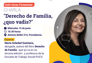 Ciclo de conferencias Voces Femeninas: "Derecho de Familia, ¿quo vadis?"