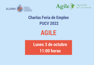 Charlas Feria de Empleo PUCV 2022: Agile