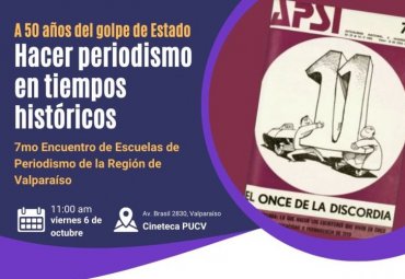 PUCV acogerá VII Encuentro de Escuelas de Periodismo de la región