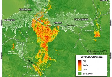 Académicos realizan informe de incendios con imágenes satelitales de la NASA