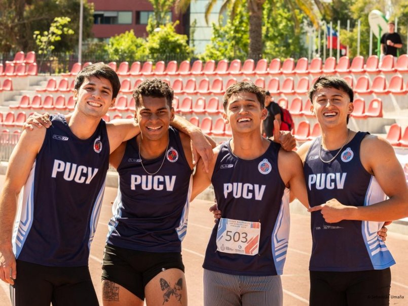 Atletismo PUCV obtiene tercer lugar en el Campeonato Nacional Universitario