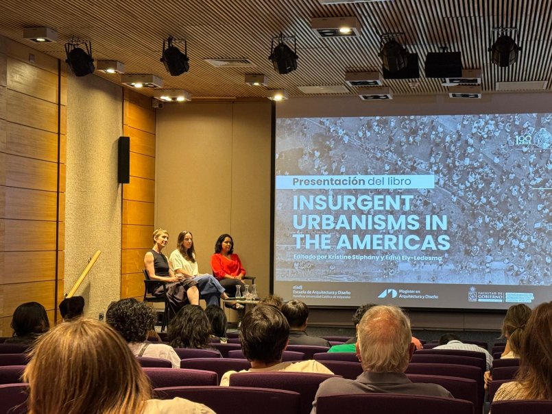 Universidad presentó libro sobre urbanismo insurgente para América