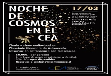 "Noches de observación astronómica"