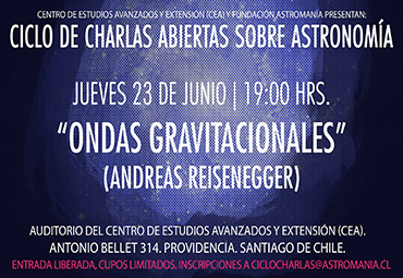 Charla Astromanía: "Ondas Gravitacionales"