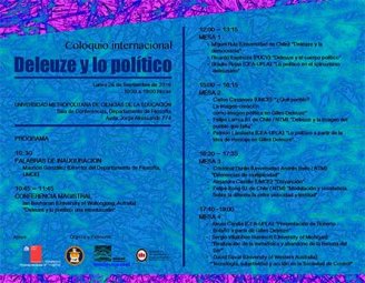 Profesor Ricardo Espinoza participará de Coloquio sobre Deleuze