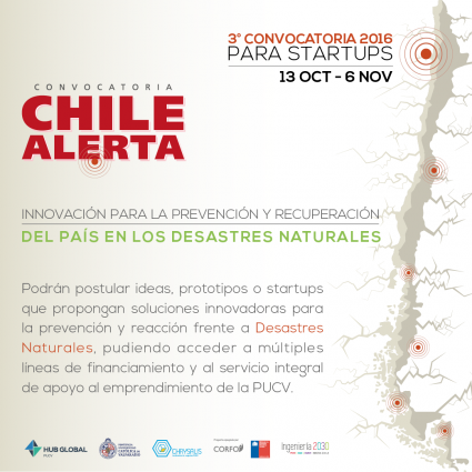 Chile Alerta: PUCV lanza convocatoria que espera disminuir impacto de desastres naturales
