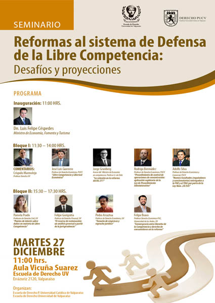 Seminario "Reformas al sistema de Defensa de la Libre Competencia"