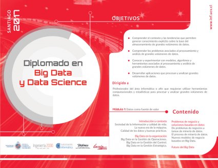 Escuela de Ingeniería Informática PUCV impartirá Diplomado en Big Data y Data Science