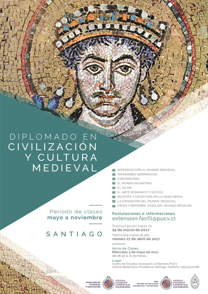 Cierre de Inscripciones Diplomado en Civilización y Cultura Medieval- Santiago