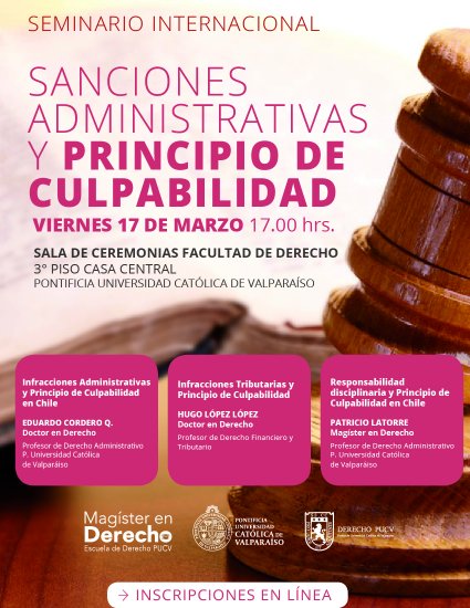 Seminario sobre Sanciones Administrativas y Principio de Culpabilidad