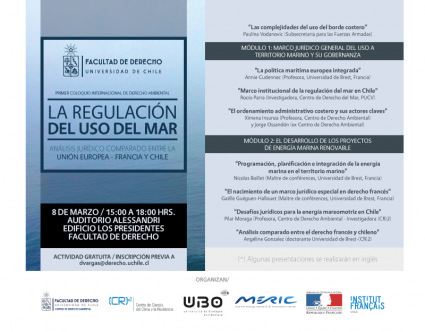 Exposición en coloquio internacional "La Regulación del Uso del Mar"