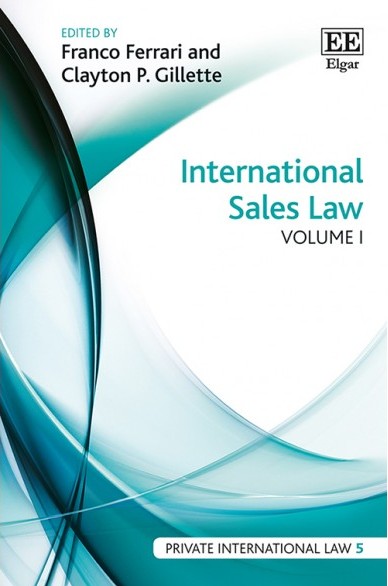 Profesor Rodrigo Momberg publica importante artículo incluido en el libro International Sales Law