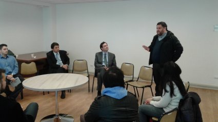Profesores de Derecho PUCV se reúnen con empresarios del Centro de Desarrollo de Negocios de Valparaíso