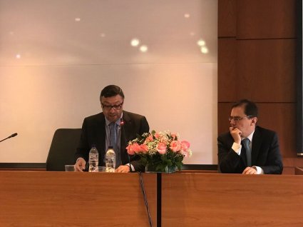 Profesores Guzmán y Vidal participan en congreso sobre los 130 años del Código Civil colombiano