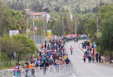 80 mil jóvenes peregrinaron al Santuario de Los Andes