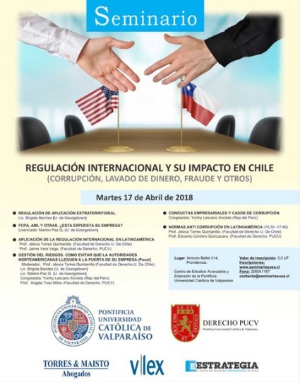Seminario "Regulación Internacional y su impacto en Chile"