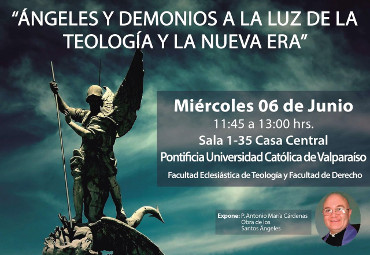 Organizan charla "Ángeles y Demonios a la luz de la Teología y la Nueva Era"