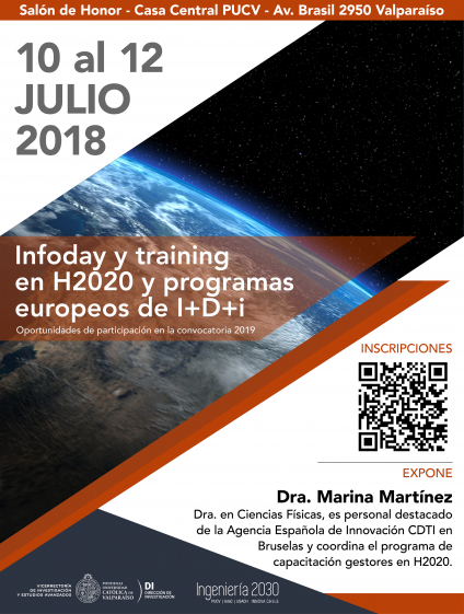 Infoday y training en H2020 y programas europeos de I+D+i. Oportunidades de participación en la convocatoria 2019