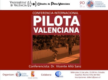 Conferencia sobre "La Pelota Valenciana"