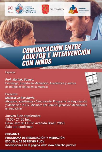 Charla "Comunicación entre adultos e intervención con niños"