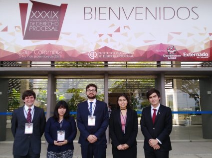 Estudiantes de Derecho PUCV obtienen destacada participación en Concurso Internacional de Derecho Procesal