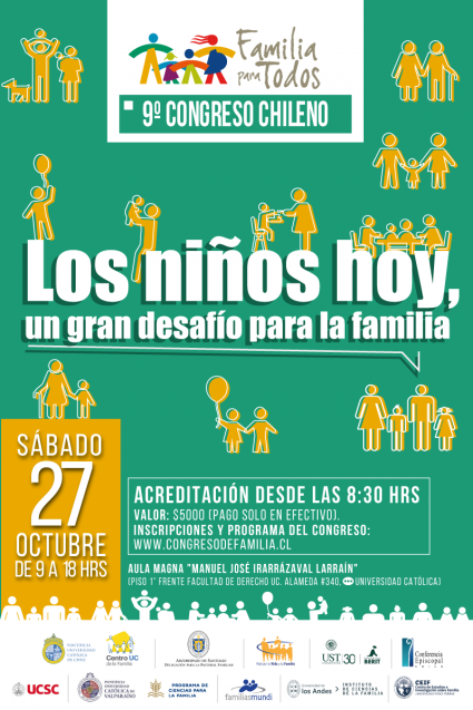 Programa de Ciencias para la Familia participará en el 9° Congreso Chileno "Familia para todos"