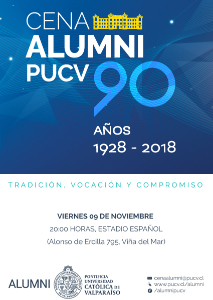 Cena Alumni PUCV 90 Años