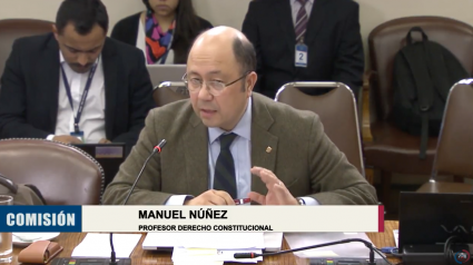 Profesor Manuel Núñez expone ante Comisión de Constitución del Senado