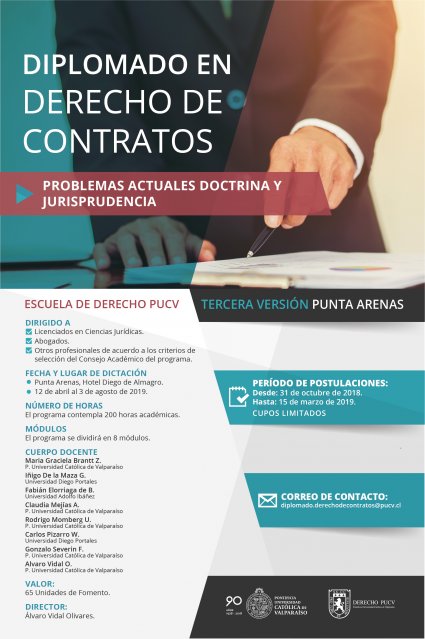 Postulaciones Diplomado en Derecho de Contratos - Punta Arenas