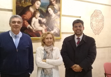 Jefe de Programas Académicos de la Facultad se reúne con Rectora de la Universidad Pontificia de Salamanca y Decano de la Facultad Eclesiástica de Derecho Canónico