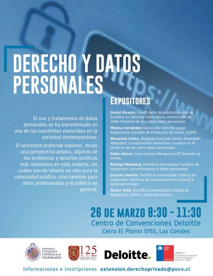 Seminario "Derecho y Datos Personales"
