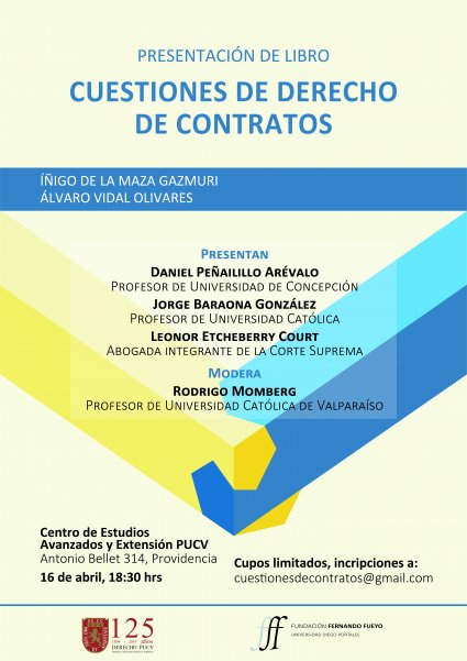 Presentación libro "Cuestiones de Derecho de Contratos. Formación, incumplimiento y remedios. Doctrina y Jurisprudencia"