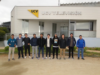 Alumnos de la asignatura de Sistemas de TV visitan Canal UCV