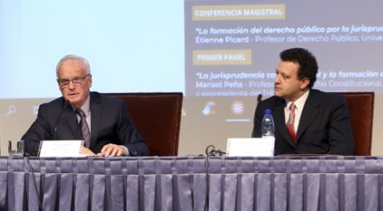 Profesor Eduardo Cordero participa en seminario sobre jurisprudencia en el Derecho Público
