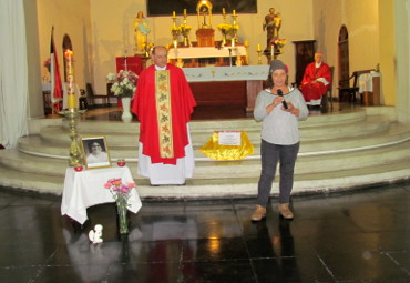 Comedor 421 de la Iglesia de La Matriz rindió homenaje a la profesora Eugenia Colomer