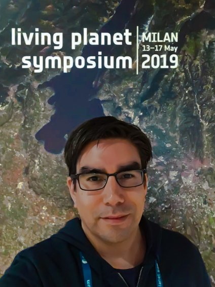 Profesor Roberto Chávez, Director del Laboratorio de Geoinformación y Percepción Remota participa en el Living Planet Symposium 2019