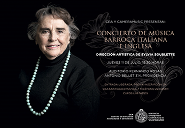 CEA invita a concierto de música barroca italiana e inglesa