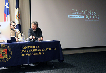 Arnaldo Valsecchi, director de “Calzones rotos” cautivó a quienes asistieron al visionado + taller de la cinta chilena
