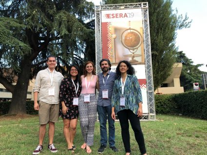 Destacada participación de estudiantes y académicos del Instituto de Biología en Conferencia Internacional ESERA 2019