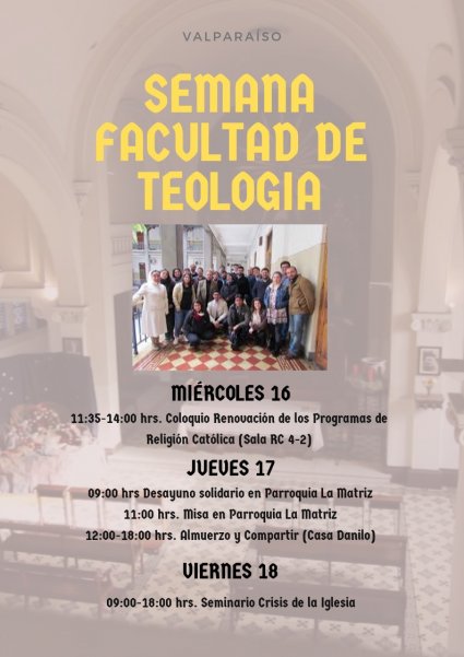 Actividades Semana Aniversario Facultad Eclesiástica de Teología
