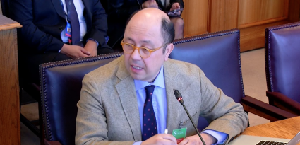 Profesor Manuel Núñez expuso en Comisión de Derechos Humanos del Senado