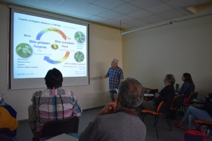 Escuela de Agronomía realiza exitoso seminario sobre control biológico dictado por el Dr. Eric Lucas